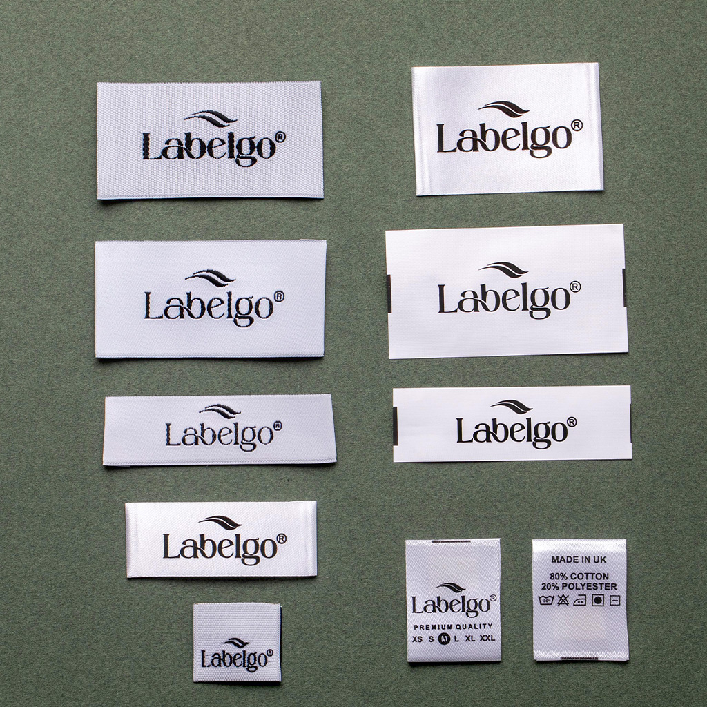 Juego de etiquetas blancas LabelGo
