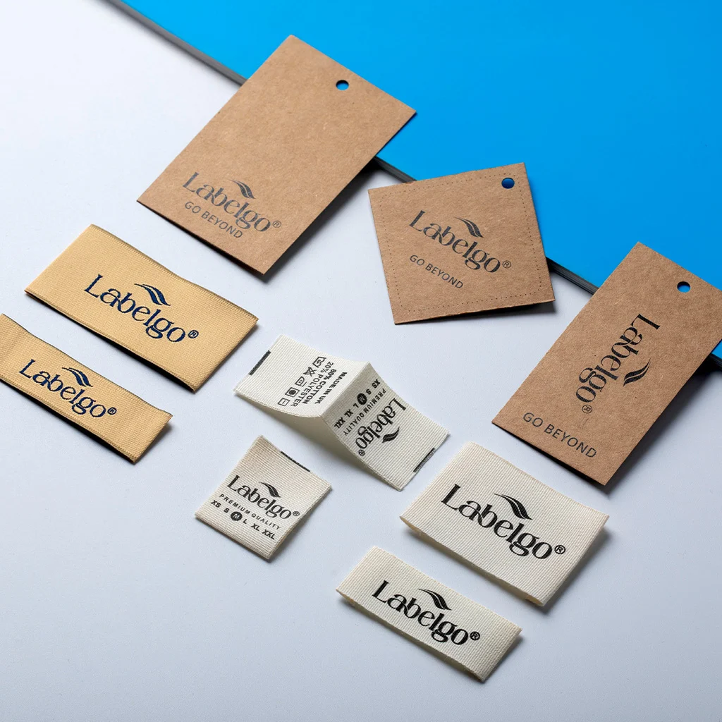 Colección de Etiquetas Colgantes Kraft Marrón fabricado por LabelGo