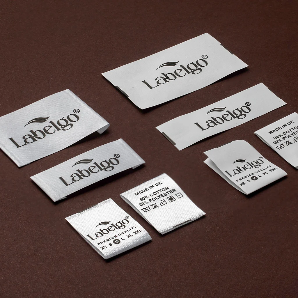Etiquetas de Talla Impresas en Tela fabricado por LabelGo