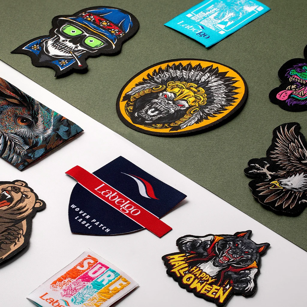 Surtido de Parches e Insignias a Medida fabricado por LabelGo